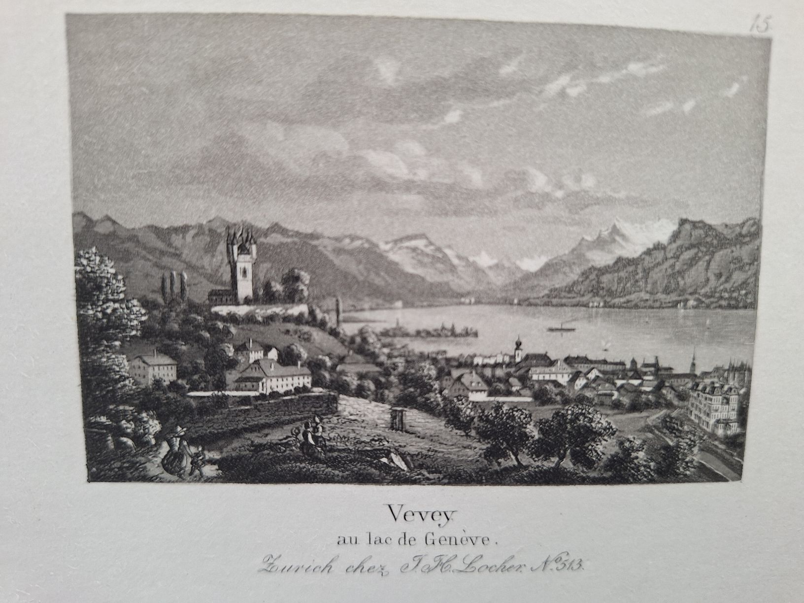 Incisioni: VEVEY LAUSANNE HOTEL BYRON – Usato da Bevaix venduto da bohrap 3