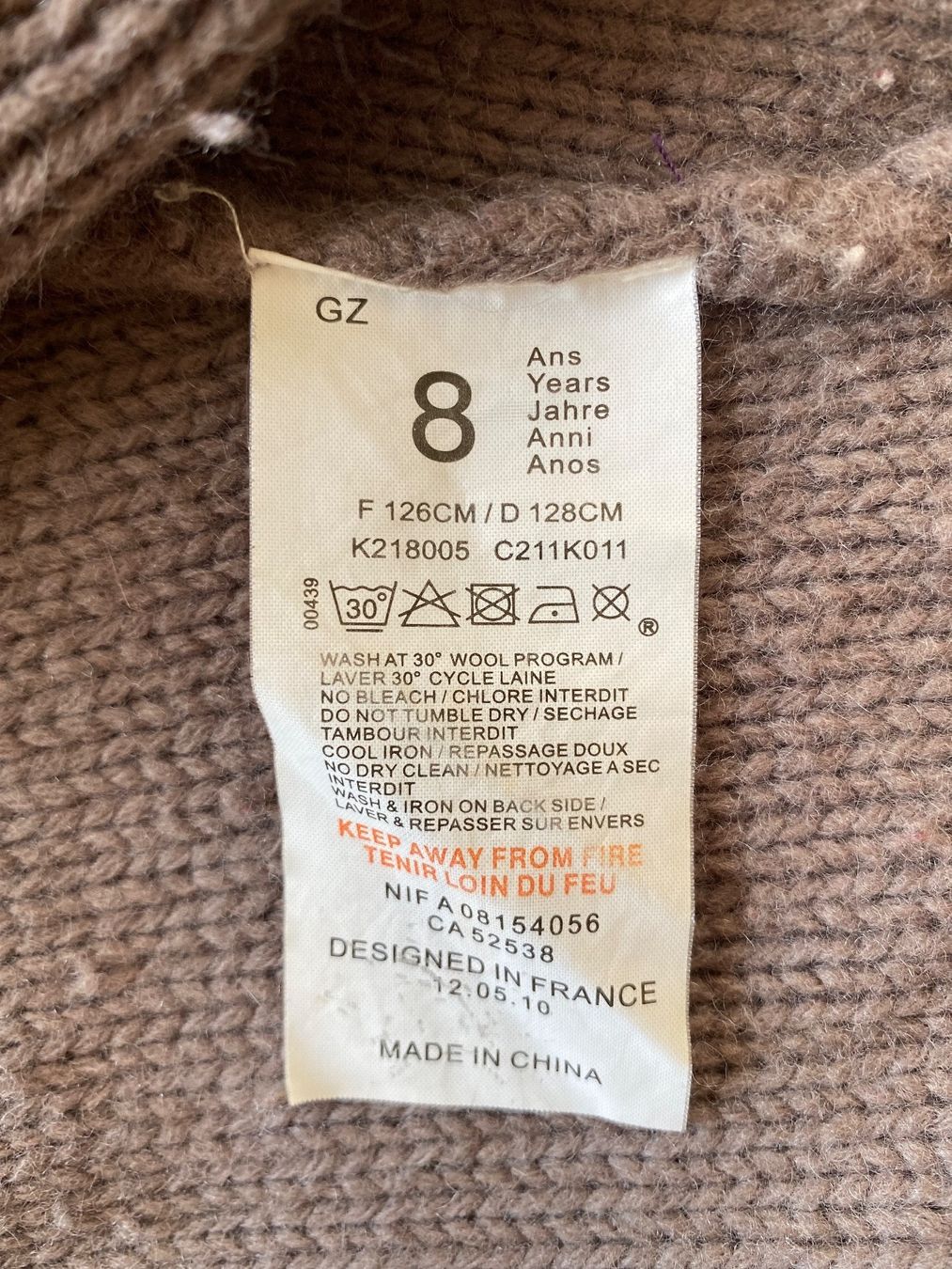 Kenzo Pulls et sweat-shirts: KENZO Strickjacke, Grösse 128/8 Jahre – D'occasion à Aesch BL par snezienka53 4