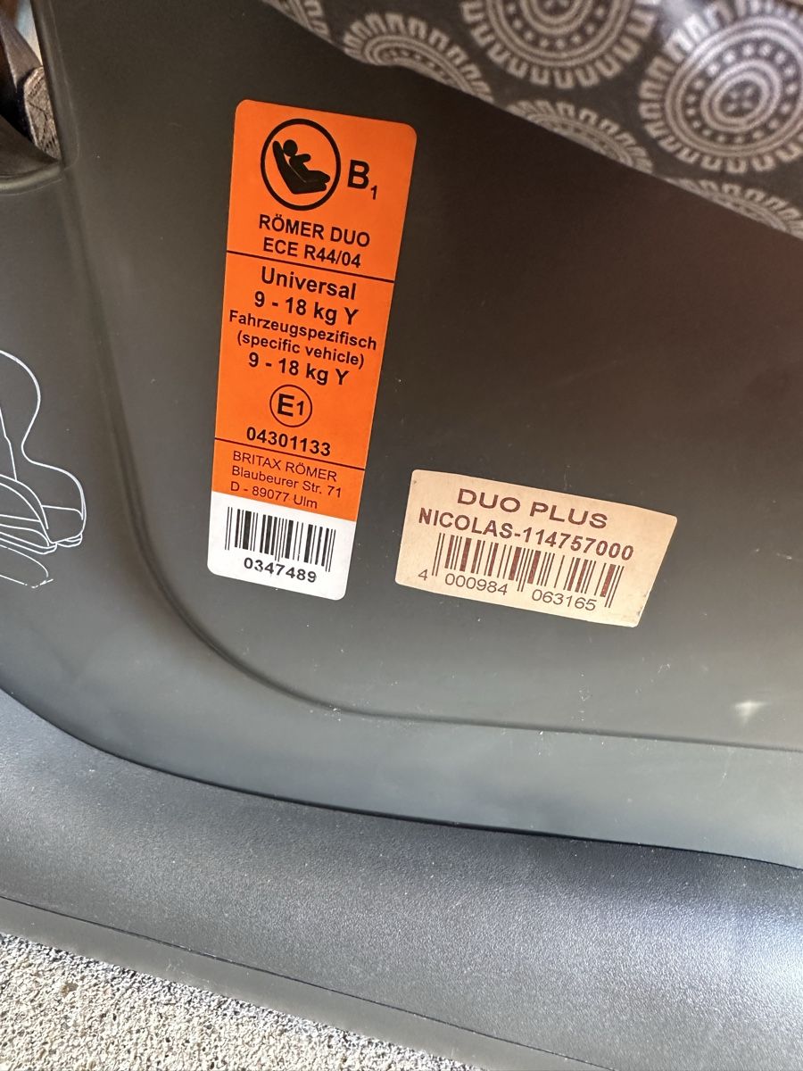 Britax Römer Sièges auto: Auto Kindersitz Römer – D'occasion à Steinhausen par Lene84 3