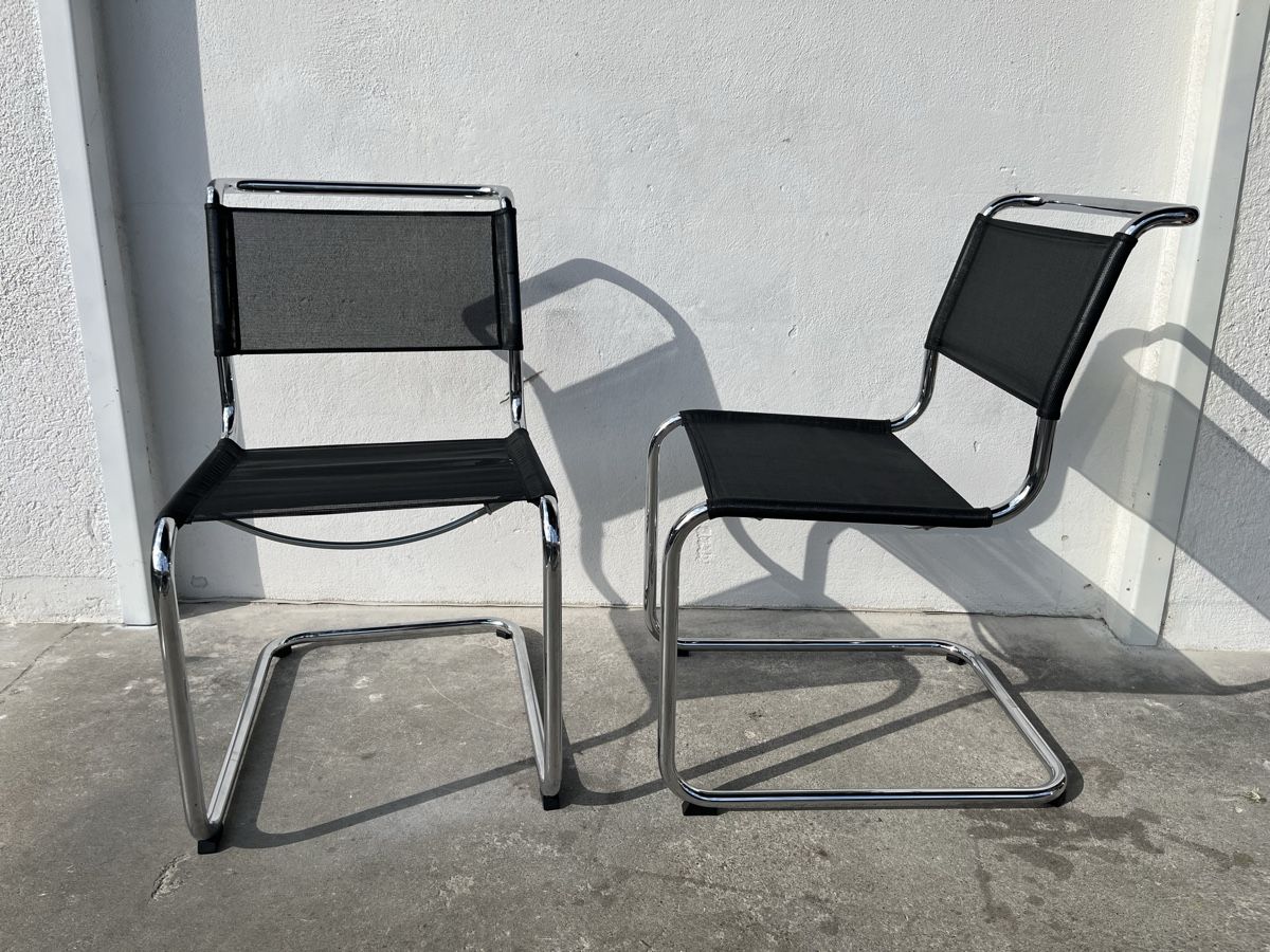 Thonet Sedie: 3 Thonet Freischwinger S33 Mart Stam  – Usato da Bern venduto da fotolog111 2