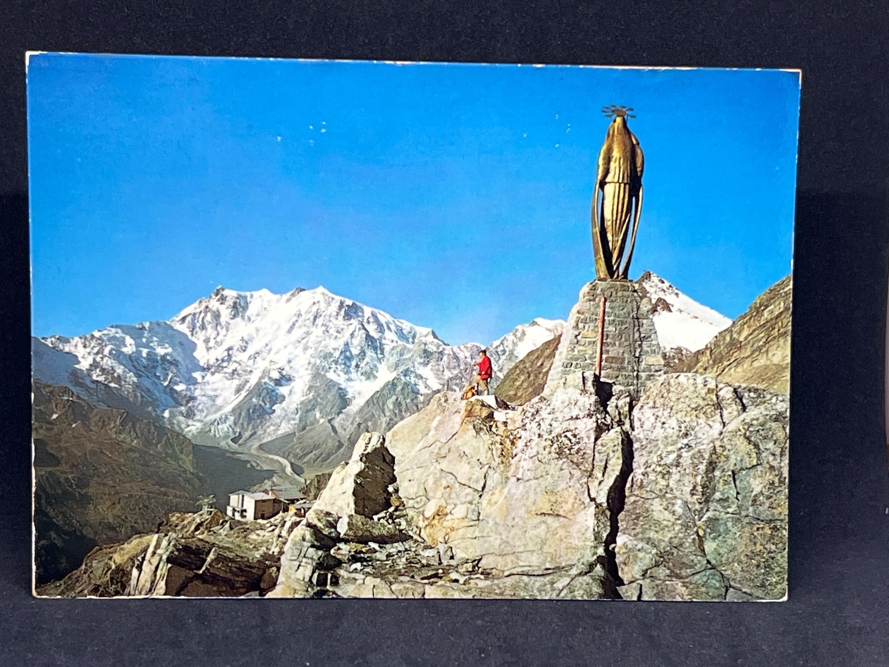 Cartoline postali: Monte Moropass / Monte Rosa und Dufourspitze – Usato da Widnau venduto da Brusi9