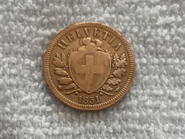 2 centimes/rappen 1851