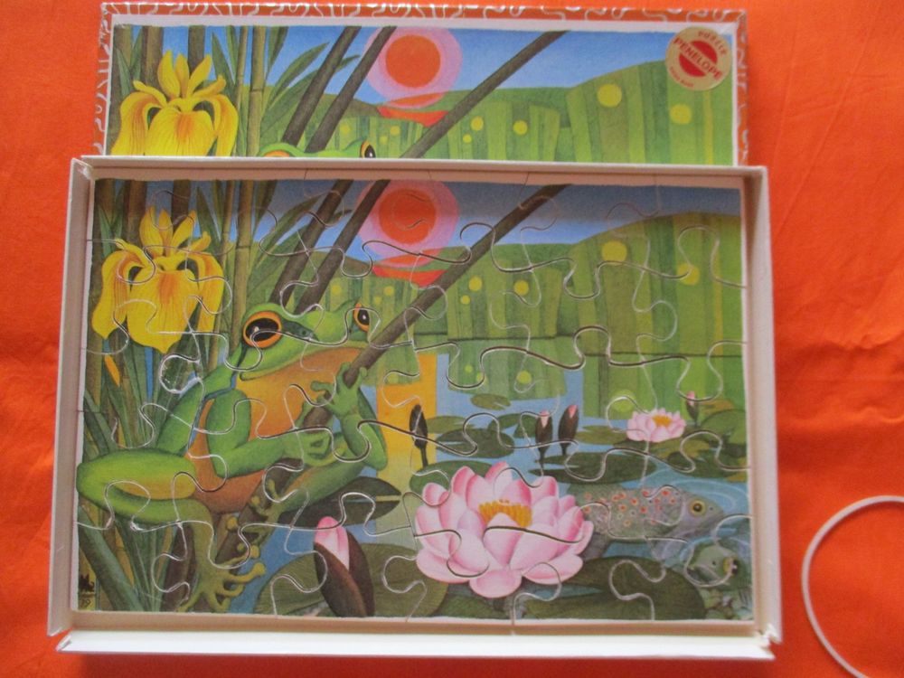 Holzpuzzle Frosch - 76 Teile Tierform Puzzle Mit Geschenkbox