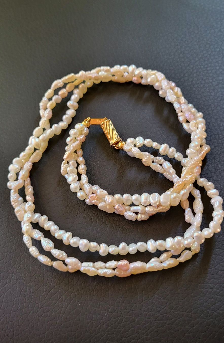 Ketten: Gold 750 Perlen Collier 18 Karat – Gebraucht aus Wald ZH von Dasilver 4