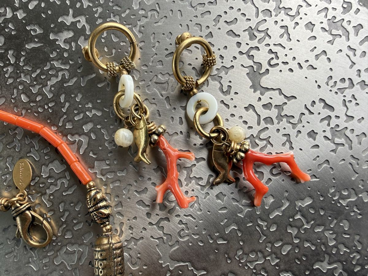 Catenine: Halskette & Ohrringe mit roter Koralle – Nuovo e nell'imballaggio originale da Richterswil venduto da Solemare47Nicole 4