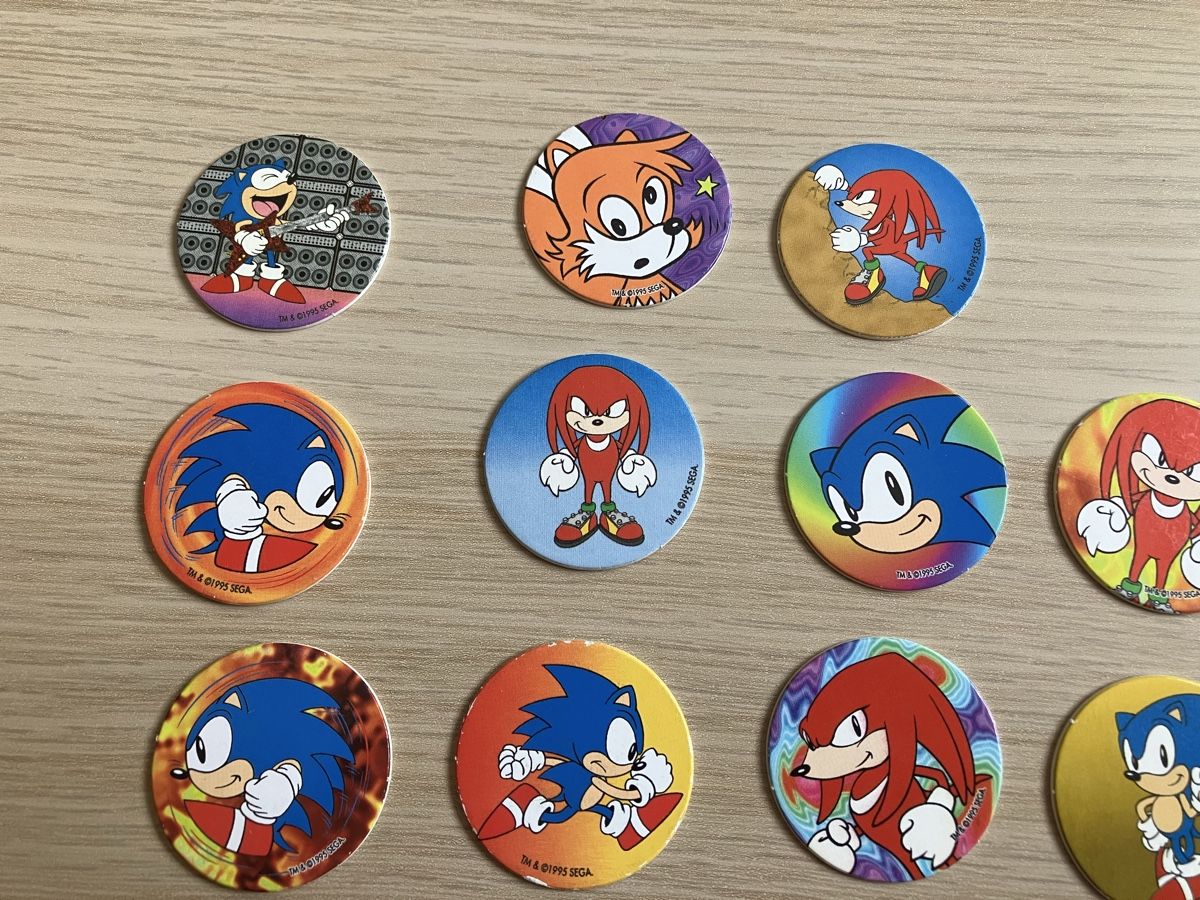 Spielzeuge: Lot de Pogs Sonic the Hedgehog – Gebraucht aus Lausanne von Pingouin14 7