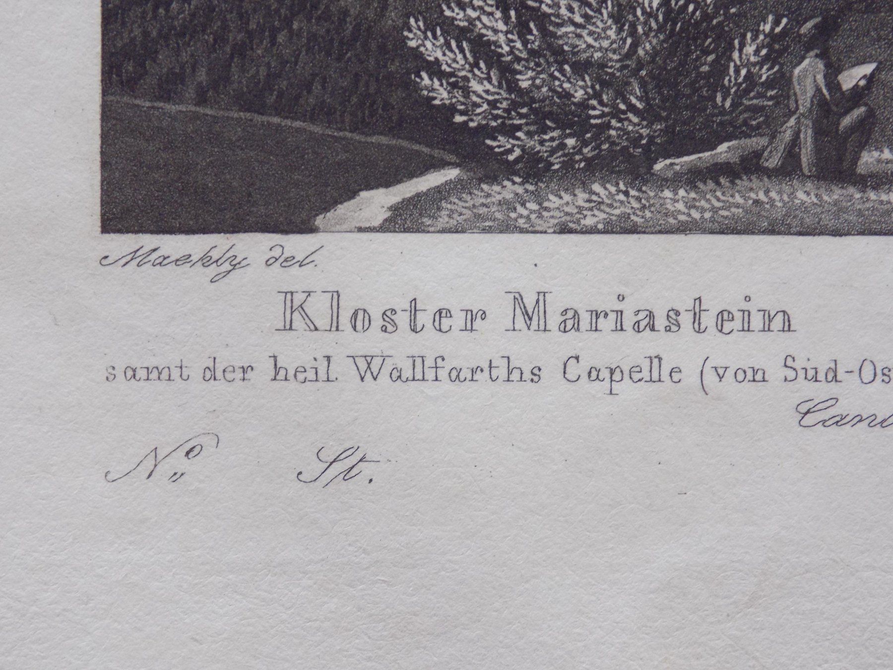 Gravures: Mariastein Kloster von Süd-Osten – D'occasion à Risch par Rischli15 2
