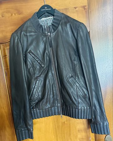 Nile Atelier Lederjacke braun Grösse M guter Zustand