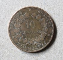 10 Centimes 1875, Frankreich