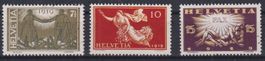 R28) Lot 143 - 145, mit Gummi ohne Falz,