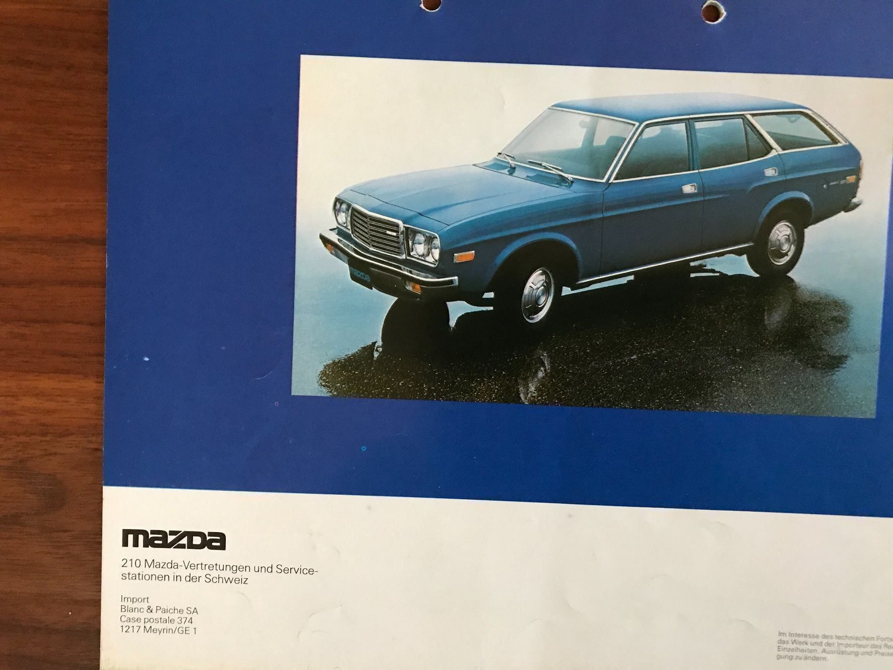 Documents: Mazda 929 Prospekt – D'occasion à Balterswil par Jeko1967 4