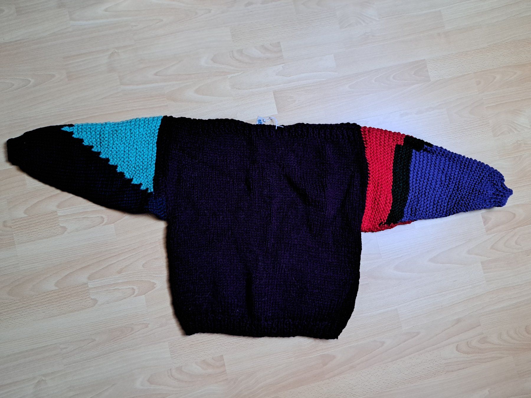 Maglioni & Felpe: Vielfarbiger Wollpulli Handgestrickt – Nuovo (secondo la descrizione) da Hettiswil venduto da san_kf5h 1