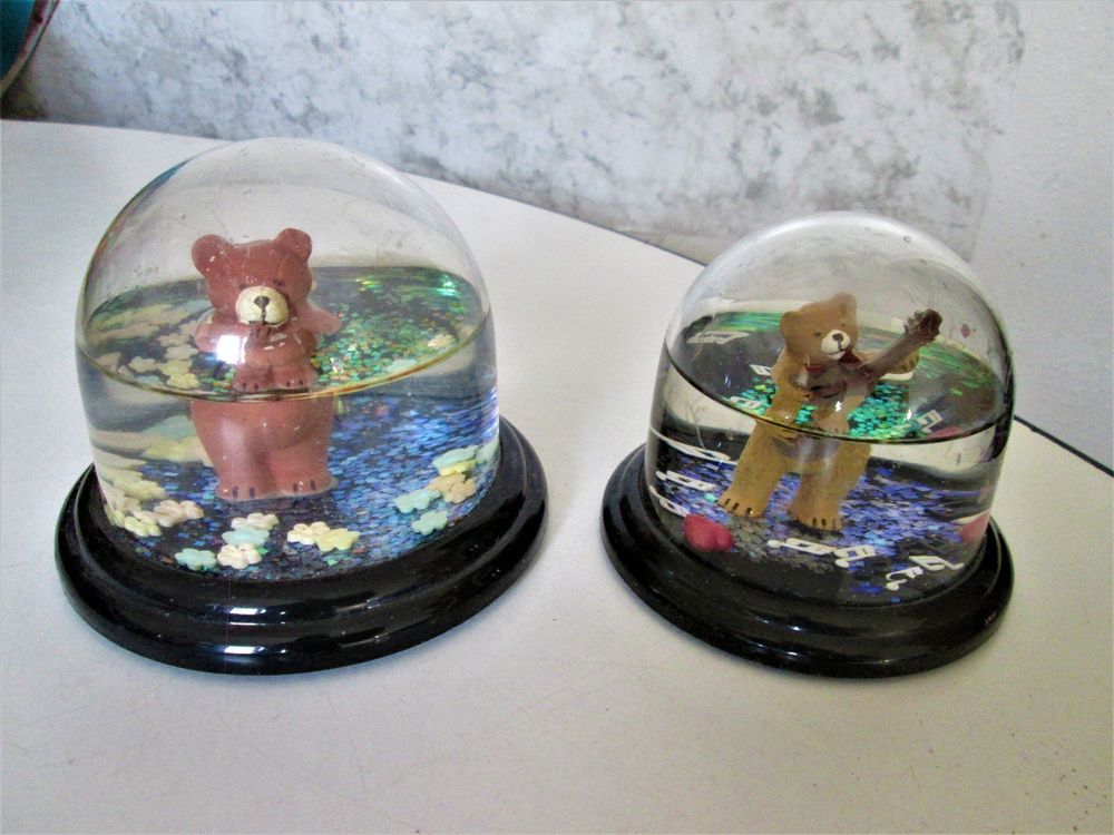 2 Schneebälle mit Teddybären | Kaufen auf Ricardo