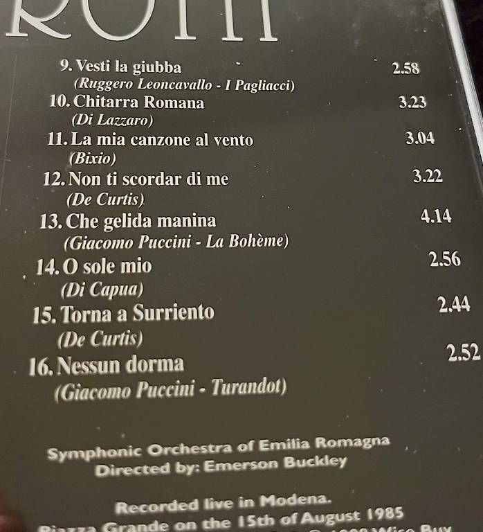 CDs: Luciano Pavarotti – D'occasion à Eschenbach LU par arin91 4