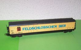 Lima HO 3195: Feldschlösschen Bier, 4-achsig, Metallräder DC