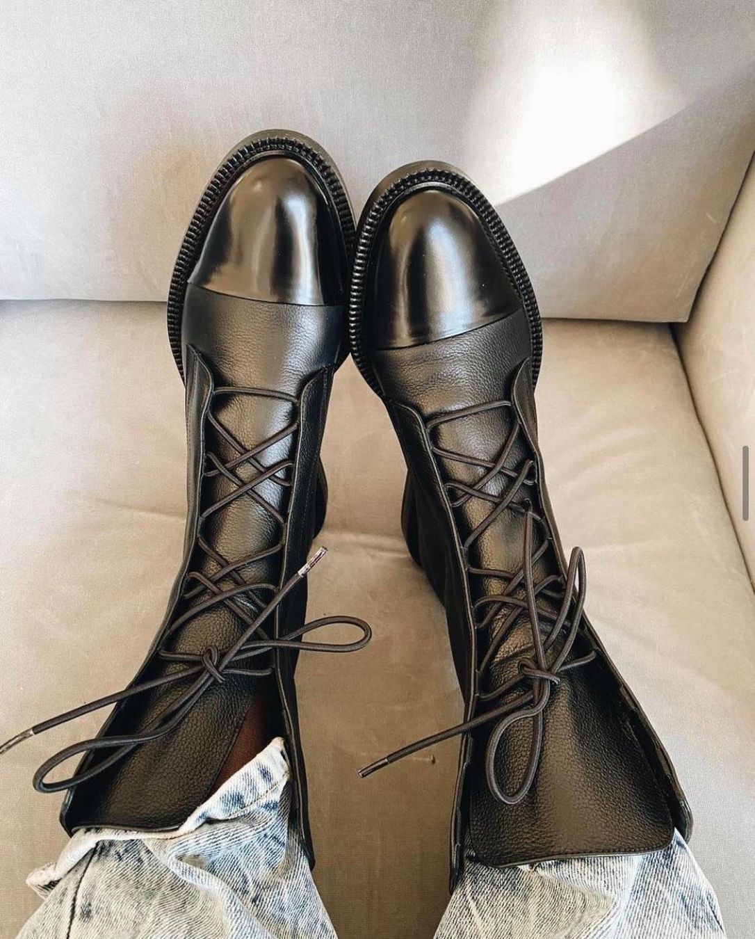 Scarpe da donna: Edle, handgemachte Lederstiefel von inch2 – Usato da Niederteufen venduto da tom_g2bf 7