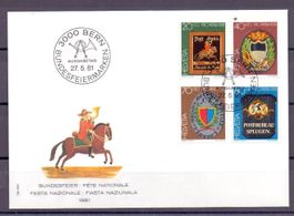 CH FDC Pro Patria Satz 1981