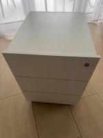 Rollcontainer weiss 3 Schubladen abschliessbar