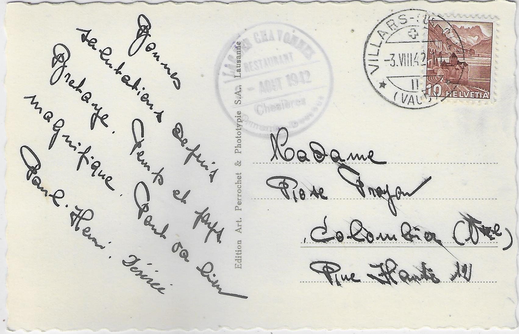 Cartoline postali: Lac des  Chavannes et le Chamassaire – Usato da Ettingen venduto da Kartenplanet 1