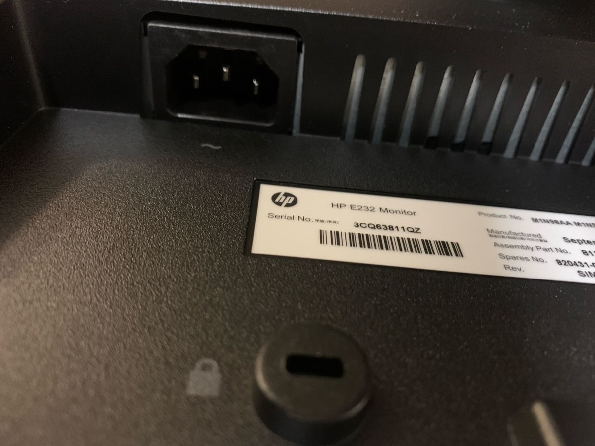 Hewlett Packard Ecrans: Monitor Hp E232 EliteDisplay perfekt – D'occasion à Birmenstorf AG par Fhauri 4