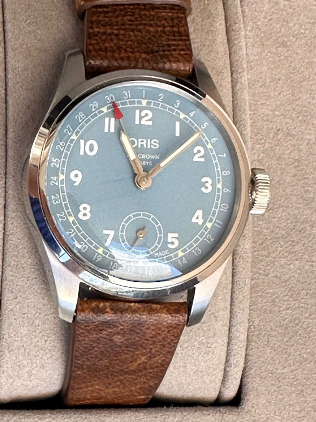 Oris Orologi: Oris Big Crown, Pointer Date, kleine Sekunde, Caliber 473 – Usato da Basel venduto da habenmuss