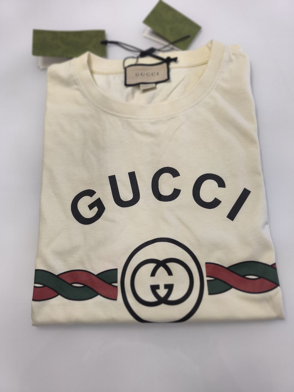 Gucci T-shirt: original T-Shirt Gucci L oversize – Nuovo e nell'imballaggio originale da Oensingen venduto da Outlet_Super_Sale