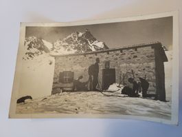 Alte Ansichtskarte Berghütte Rascherhütte Piz Keusch R36