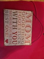 Dekoschild "Mom - The Best One" ❤️