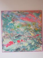 Painting: "Calamity Jane", 58 x 58 cm canvas frame