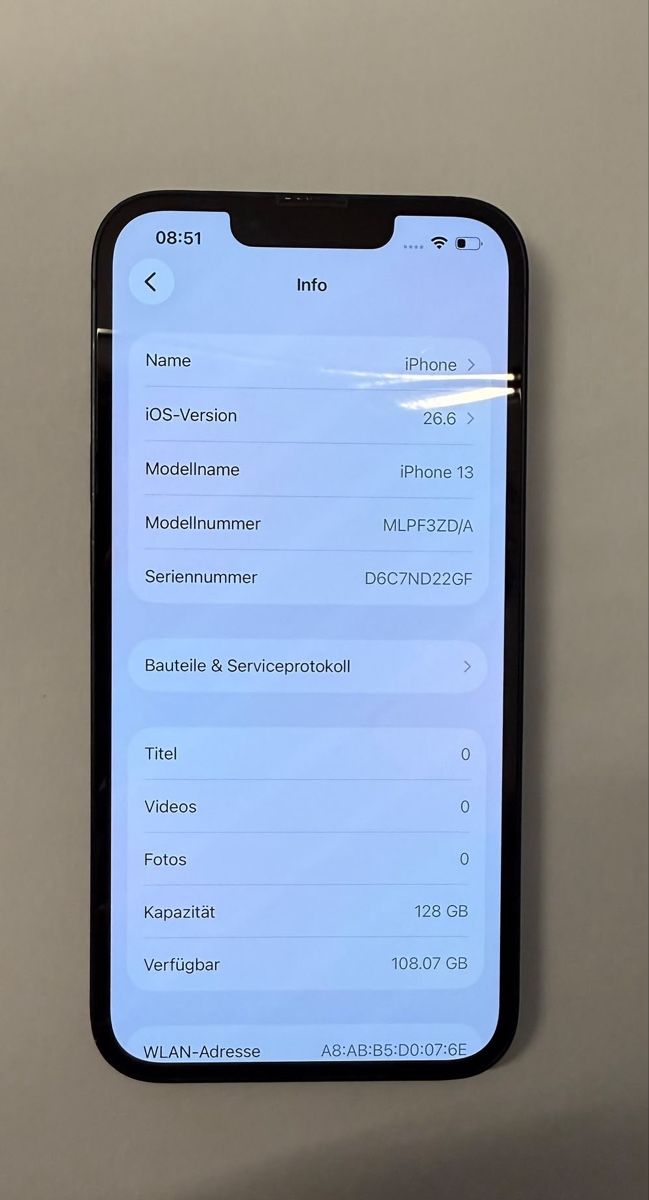 Apple Handys / Smartphones: iPhone 13 128GB Schwarz – Neu (gemäss Beschreibung) aus Neerach von irasan 9
