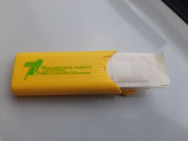 Boite à sparadrap TN , Transports Publics Neuchâtelois.
