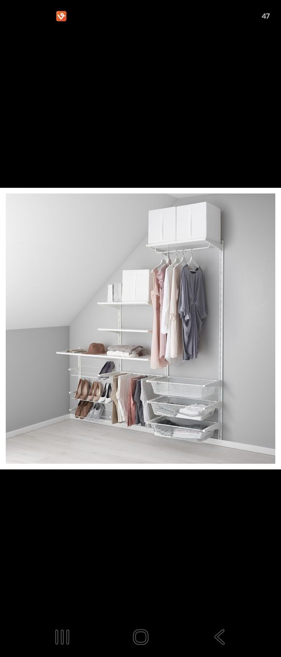 Schränke: IKEA ALGOT Wandsystem / offener Kleiderschrank – Gebraucht aus Huttwil von Rahanny01 1