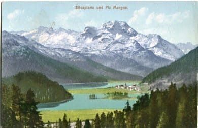 Cartoline postali: Silvaplana, Piz Margna – Usato da Ottikon b.Kemptth. venduto da Neptun1974