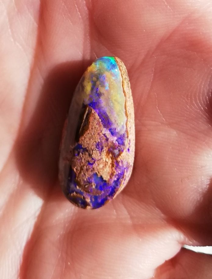 Pietre preziose: Wunderschöner Australischer Pipe Opal – Nuovo e nell'imballaggio originale da Bärau venduto da thunja