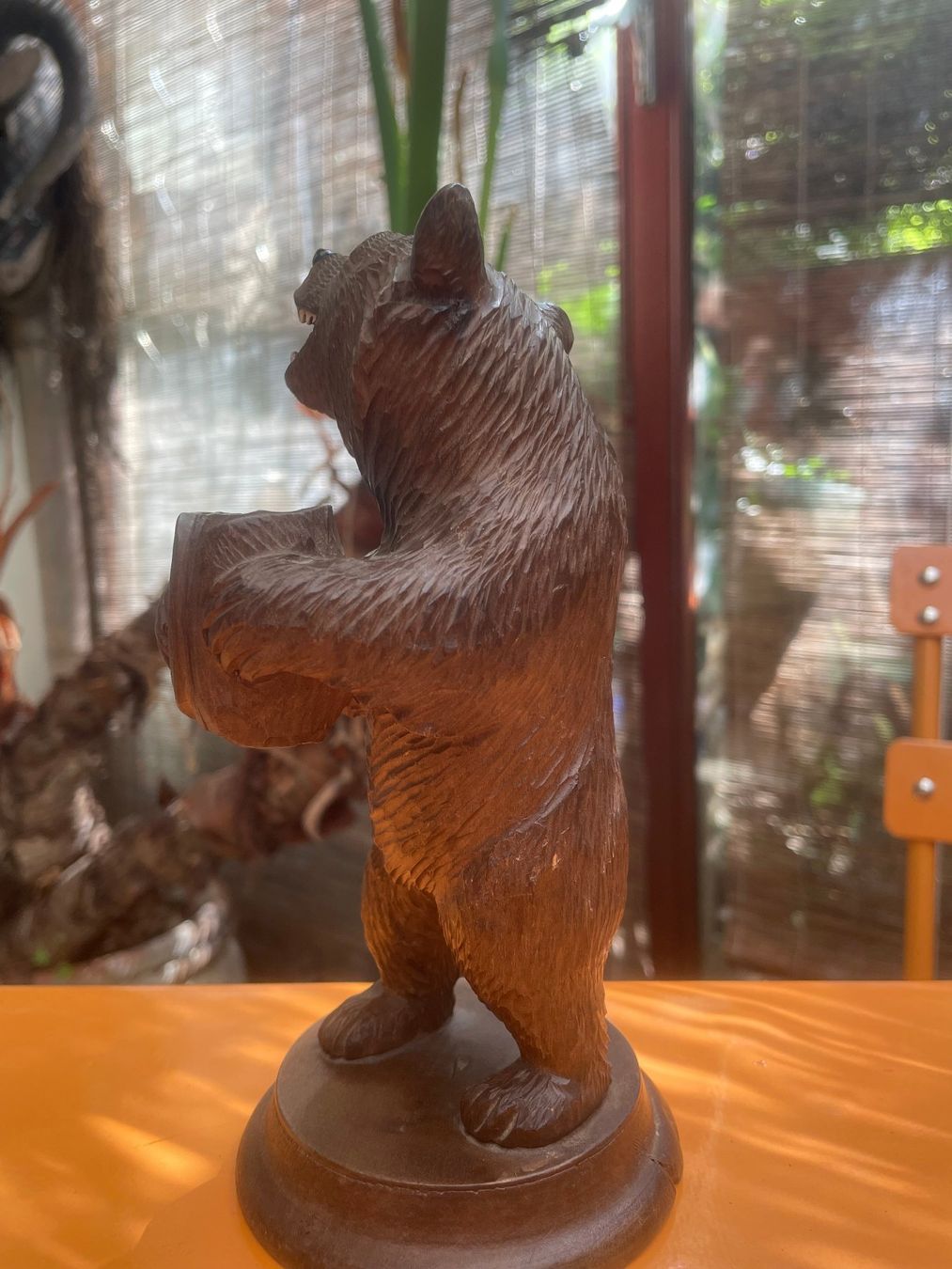 Skulpturen & Statuen: Bär Holz Brienzer Schnitzerei. 18 cm, Ours Brienz. – Gebraucht aus Versoix von HELVETICA_1 4