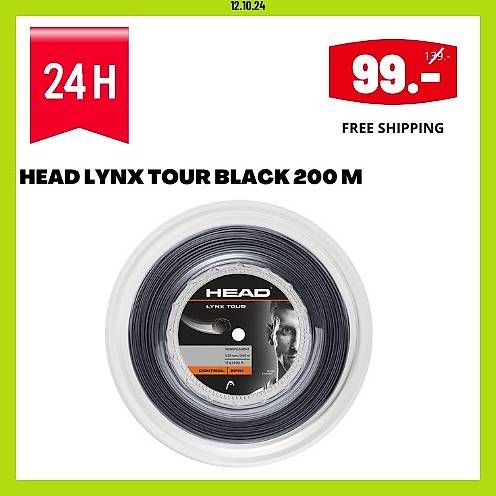 HEAD Uniseks Volwassenen Lynx Rol Tennissnaar, Blauw, 1,20 mm / 18 g