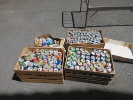 Getränkedosen Sammlung