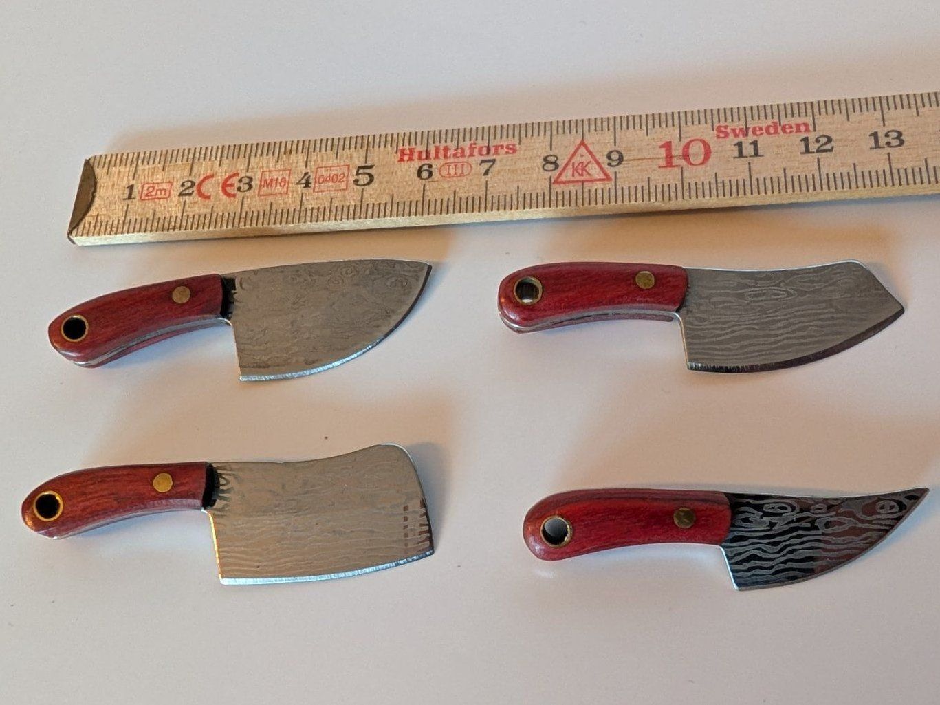 Coltelli: Set 4x Mini Messer mit Holster Damast Optik – Nuovo e nell'imballaggio originale da Ostermundigen venduto da TradeLab 3