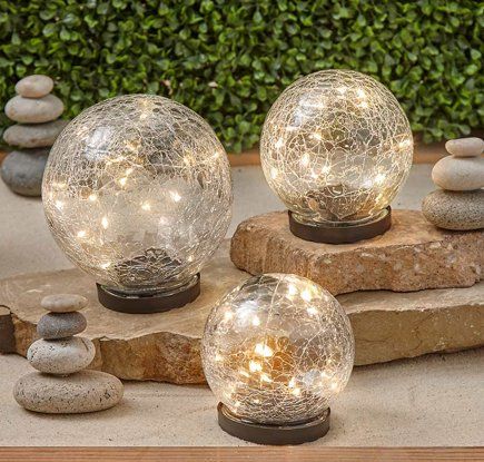 Tutte le decorazioni: LED Solar Crackle Ball 12 cm – Nuovo e nell'imballaggio originale da Oensingen venduto da Liquidations-Shop