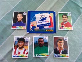 1 X Sticker TÜTE France 98 WM Panini Sammlung 5 X BILDLI