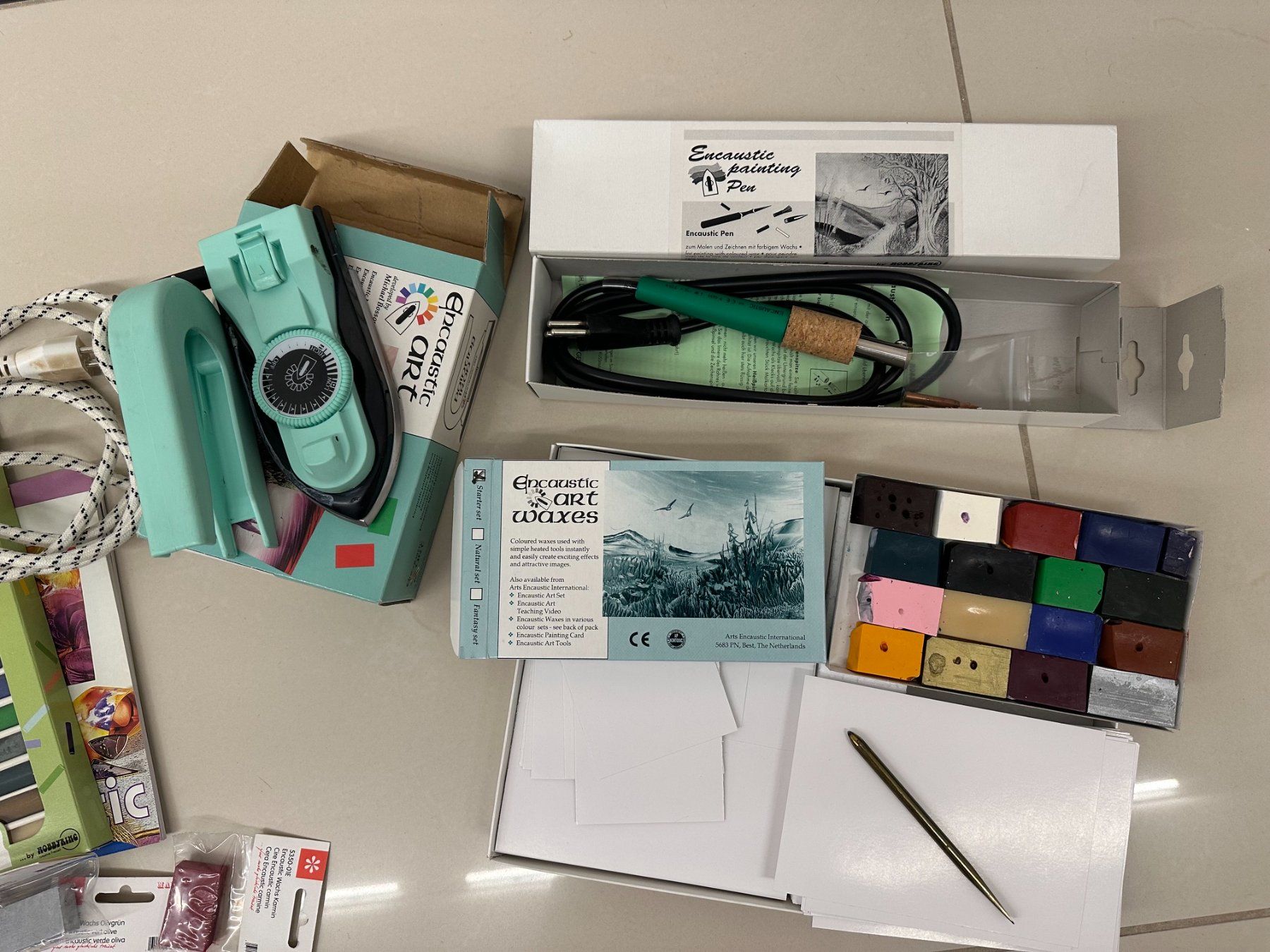 Kit bricolage: Encaustic Wachsmalset – Usato da Glattpark (Opfikon) venduto da Binggi2 2