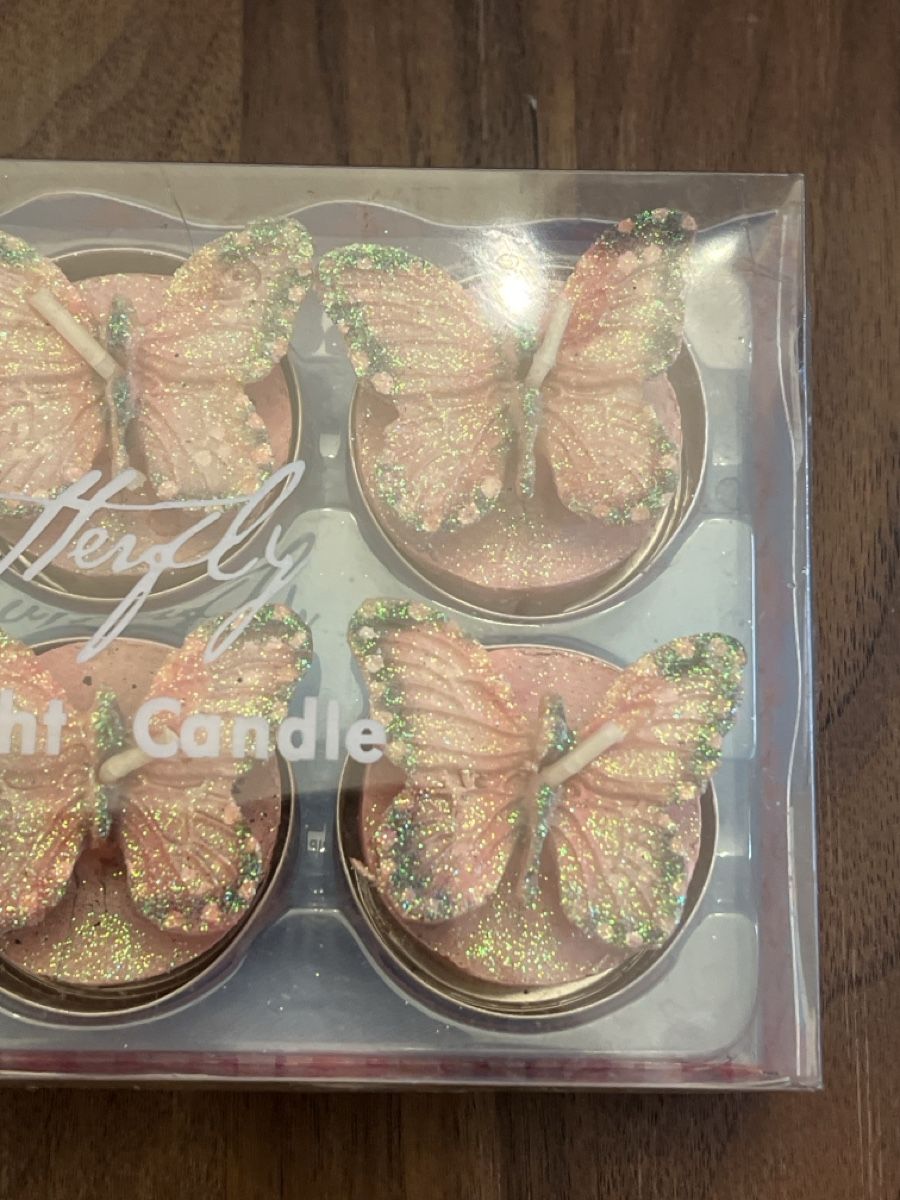 Candele: Teelichter Schmetterling 6er Pack neu – Nuovo e nell'imballaggio originale da Altdorf UR venduto da JanAil 1