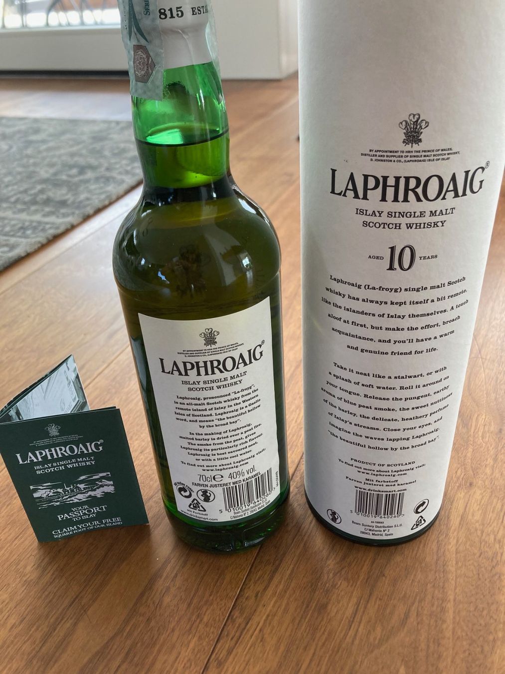 Laphroaig Spirituosen: Whisky Laphroaig 10 years – Neu und originalverpackt aus Baar von moritz1960 1