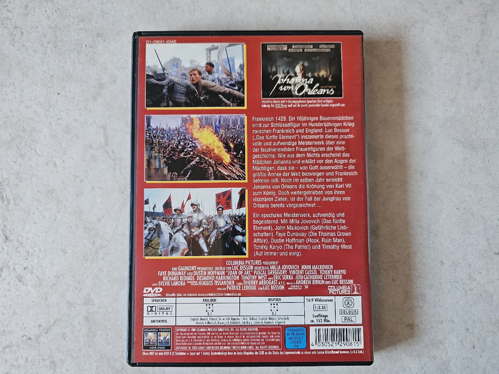 Tutti i DVDs: Johanna von Orleans – Usato da Schneisingen venduto da backstore24 1