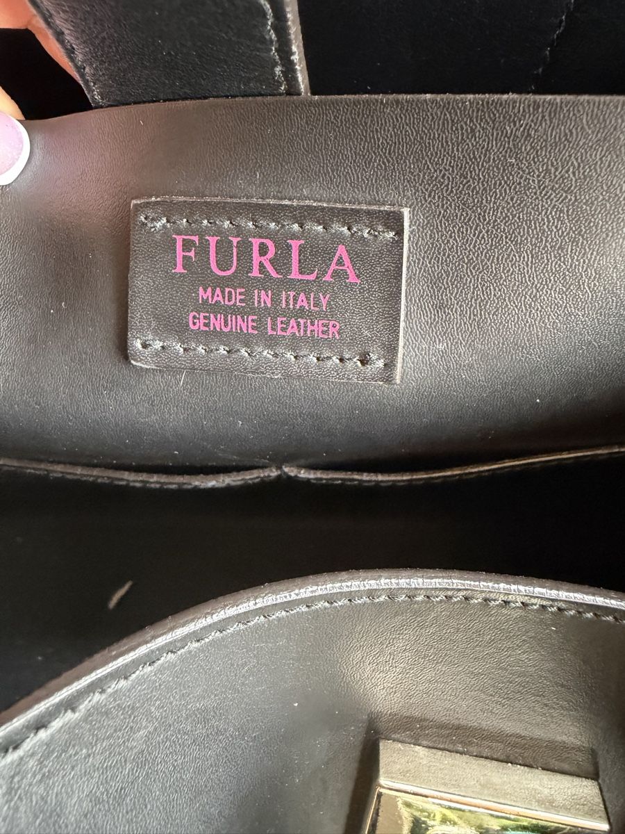 Furla Borse da donna: Original Furla Lederhandtasche in Schwarz – Usato da Bülach venduto da VP7773 4