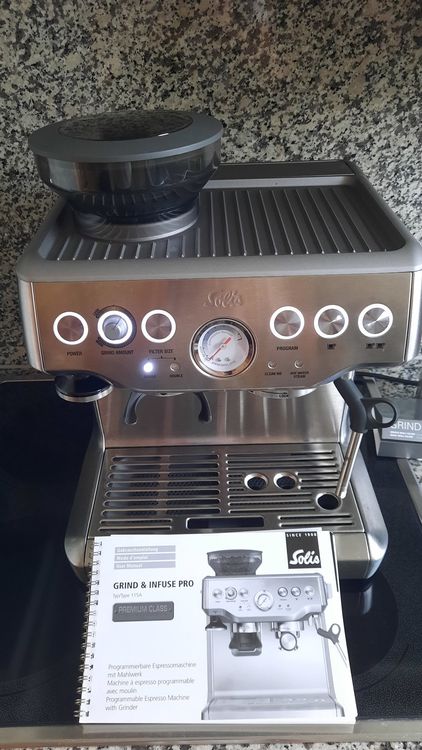 Siebträger Kaffeemaschine Solis Grind & Infuse Pro 115A | Kaufen auf ...