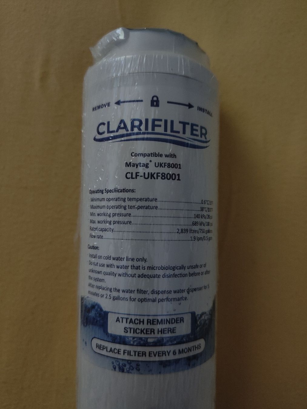 Elettrodomestici da cucina: CLARIFILTER CLF-UKF8001 Wasserfilter neu 2 Stk – Nuovo e nell'imballaggio originale da Riehen venduto da sulzschnee 3