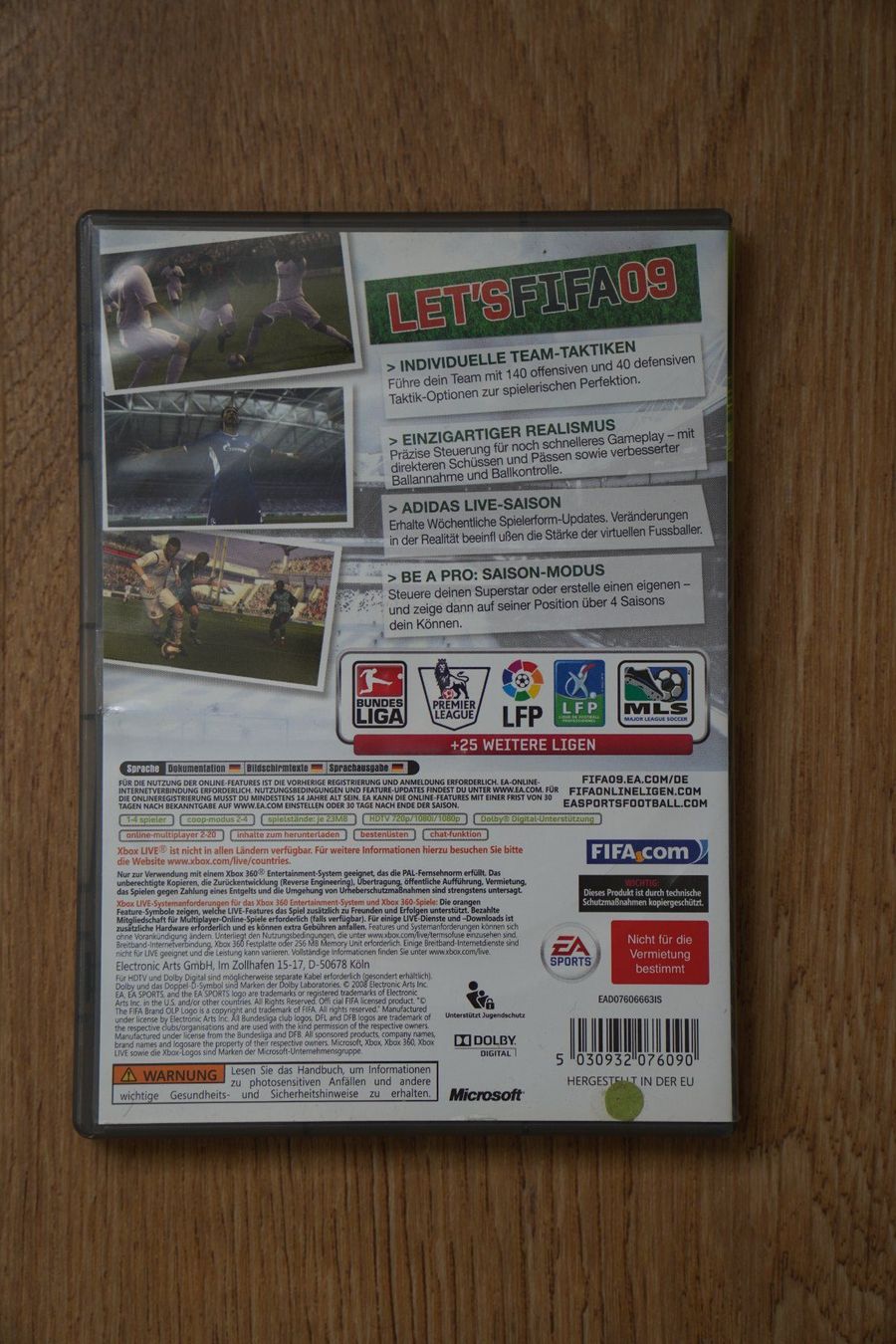 Giochi: Xbox 360 game Fifa 09 – Usato da Niederuzwil venduto da S.J.21 1