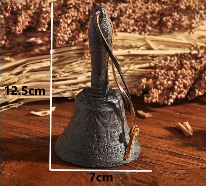 SOLUSTRE Mini Handglocke Als Schlüsselanhänger - Robuste Metallglocke Für Kindergarten & Zuhause