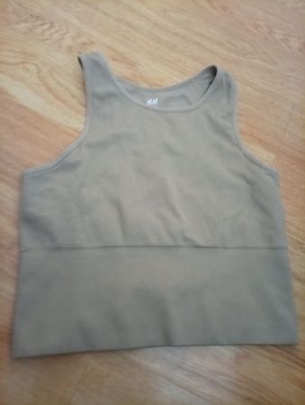 H&M Sport Damen Top beige Grösse XS guter Zustand